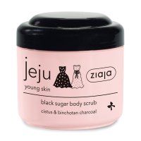 Ziaja Jeju Černý cukrový tělový peeling 200 ml