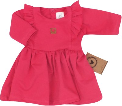 Z&Z Dětské teplákové šatičky/tunika Princess - amarantové vel.  74