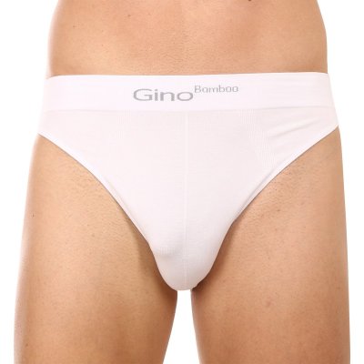 Gino Pánské slipy bambusové bílé (50003) S