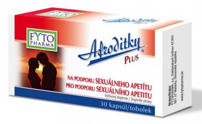Fytopharma Afroditky Plus tobolky pro sexuální apetit 30 ks