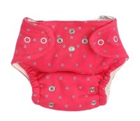 Mamatti Mamatti Látková plenka EKO sada - kalhotky + 2 x plenka, vel. 5 - 14 kg, Hearts