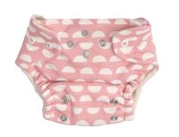 Mamatti Mamatti Látková plenka EKO sada - kalhotky + 2 x plenka, vel. 5 - 14 kg, Hello