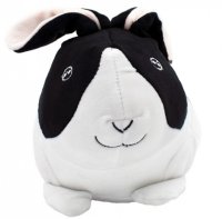 Babyono Plyšová hračka Tulilo Králíček, 27 cm - bílo/černý