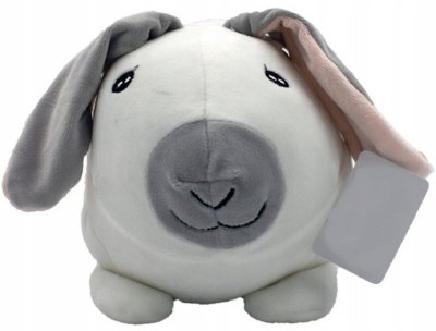 Babyono Plyšová hračka Tulilo Králíček, 27 cm - bílo/šedý