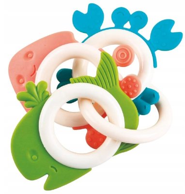 Dumel Senzorická hračka Kousátka, sada 3 ks TULIFUN, Oceán