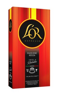 L'OR Espresso Passione Rossa Imola Ristretto kávové kapsle 10 ks