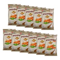 Akinu PILLOWS Polštářky s mrkví pamlsek pro hlodavce 11 x 40 g