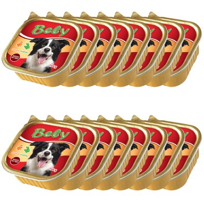 Akinu BELY Králičí & kuřecí paštika pro psy 16 x 150 g