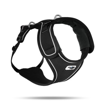 Curli Postroj pro psy Belka Black M, 20-30 kg