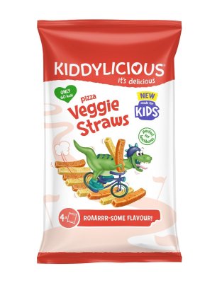 Kiddylicious Tyčinky zeleninové s příchutí pizza 4x12 g