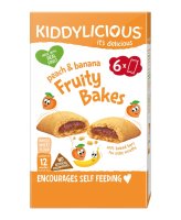 Kiddylicious Koláčky broskvovo-banánové 6x22 g