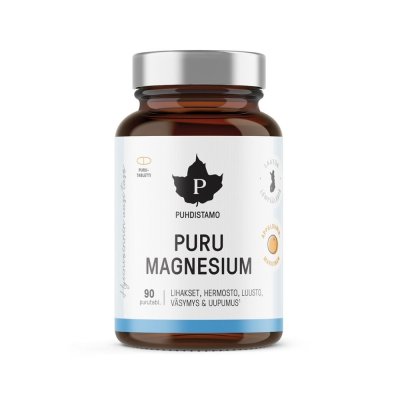 Puhdistamo Puru Magnesium 90 rozpustných tablet