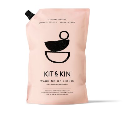 Kit & Kin Prostředek na mytí nádobí Grapefruit náplň 1 l Kit & Kin Prostředek na mytí nádobí Grapefruit náplň 1 l