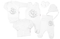 Baby Nellys Soupravička do porodnice 6D, Medvídek na měsíčku