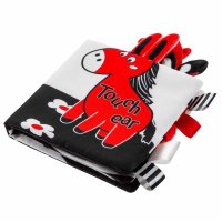 BocioLand Měkká, šustící, kontrastní knížka - Koník