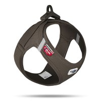 Curli Postroj pro psy se sponou Air-Mesh Brown, M, 6-9 kg