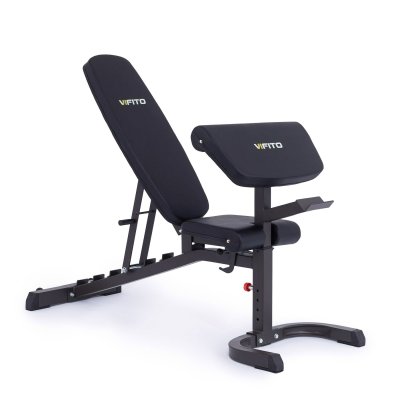 VIFITO Posilovací lavice U70 s bicepsovou opěrkou