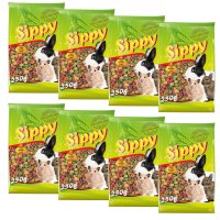 Akinu SIPPY DELUXE Křupky pamlsek pro hlodavce a králíky 8 x 250 g