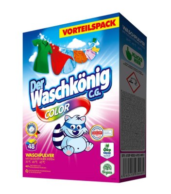 Der Waschkönig Color Prací prášek 2,88 kg 48 dávek