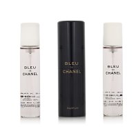 Chanel Bleu de  Parfém kapesní sprej plnitelný 20 ml + Parfém náplň 2 x 20 ml M x 20 ml M