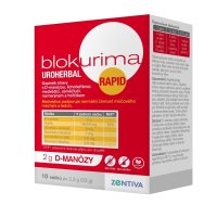 Blokurima Uroherbal Rapid 2g D-manózy sáčky 10x2.3g Blokurima Uroherbal Rapid 2g D-manózy sáčky 10x2.3g
