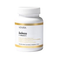 Venira Železo + vitamin C 80 kapslí
