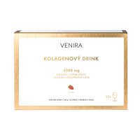 Venira Kolagenový drink - mořský kolagen jahoda 30 sáčků Venira Kolagenový drink - mořský kolagen jahoda 30 sáčků