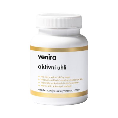 Venira Aktivní uhlí 90 kapslí
