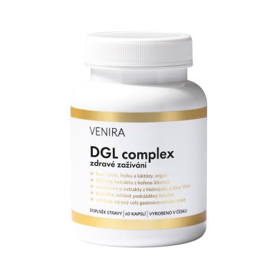 Venira DGL complex zdravé zažívání 60 kapslí