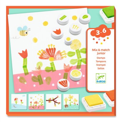 Djeco Razítkovací set Květiny