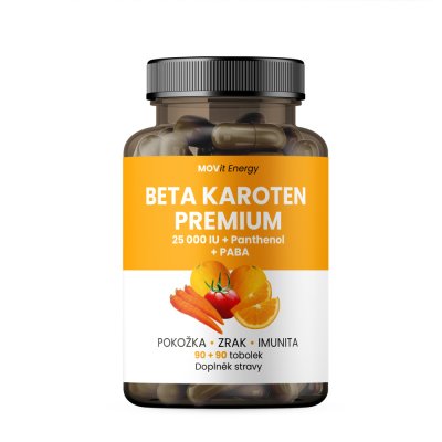 MOVit Energy Beta karoten 25000 IU + Panthenol + PABA 90+90 tobolek