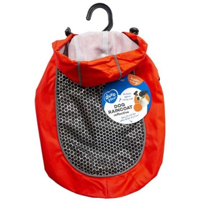 Duvo+ Pláštěnka pro psa červeno-černý  M - 50cm