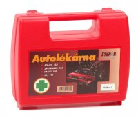 ŠTĚPAŘ Autolékárnička velikost I. - kufřík červený 153/2023 Sb.