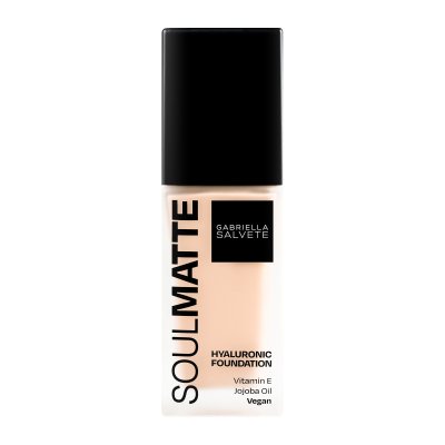 Gabriella Salvete Soulmatte Foundation Hyaluronic 02W Ivory Warm make-up 30 ml