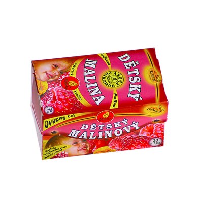 Milota Dětský malinový čaj nálevové sáčky 20x2 g
