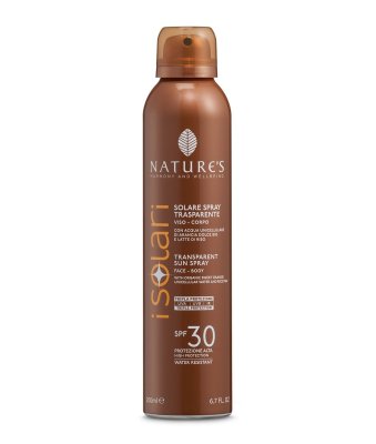 Nature´s i Solari Opalovací transparentní sprej SPF30 200 ml