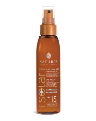 Nature´s i Solari Opalovací olej na obličej a tělo SPF15 150 ml