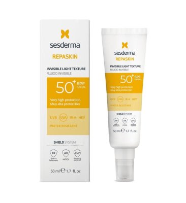 Sesderma Repaskin Invisible Light Texture Opalovací krém SPF50+ 50 ml