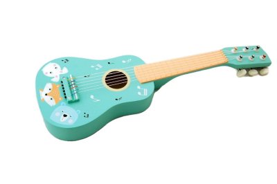 Adam Toys Dřevěná kytara zvířátka,