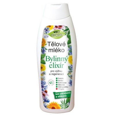 BIO BIONE Bylinný elixír Tělové mléko 500 ml