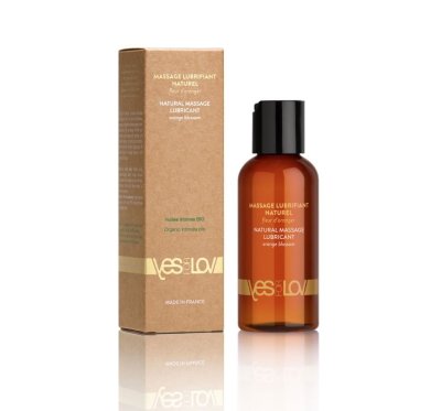 YESforLOV Masážní lubrikační gel organický olej