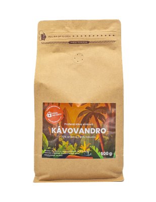 Káva na cesty Kávovandro 500 g Zrnková káva