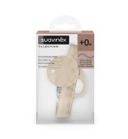 Suavinex Klip na dudlík se stuhou 1 ks krémový