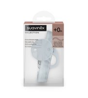 Suavinex Wonderland Klip na dudlík se stuhou 1 ks modrý