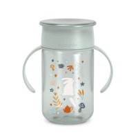 Suavinex Wonderland 360 Láhev na učení 340 ml 1 ks zelená