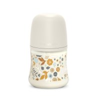 Suavinex Wonderland Kojenecká láhev průtok S 0m+ 150 ml 1 ks liberty krémová