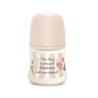 Suavinex Wonderland Kojenecká láhev průtok S 0m+ 150 ml 1 ks růžová