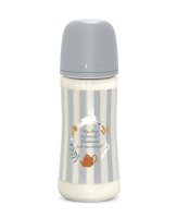 Suavinex Wonderland Kojenecká láhev průtok L 6m+ 360 ml 1 ks modrá