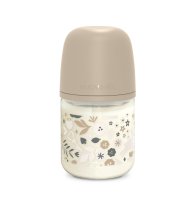 Suavinex Wonderland Skleněná láhev fyziologická SX PRO průtok S 0m+ 120 ml 1 ks liberty krémová