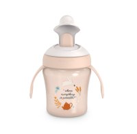 Suavinex Wonderland Nerozlitný hrníček 6m+ 200 ml 1 ks růžový